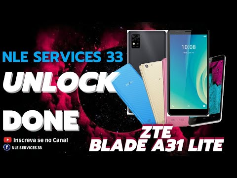SIM UNLOCK DONE ZTE BLADE A31 LITE