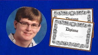 CallMeCarson got two diplomas