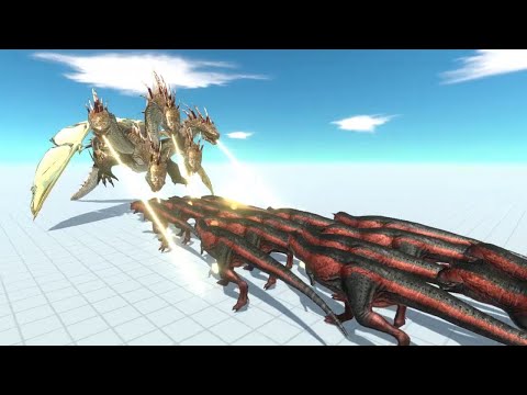 New Hydra vs EVERY UNITS (Dinosaurs Army) - Animal Revolt Battle Simulator