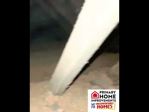 Old Farmhouse Attic Insulated with Cellulose in Marshallville, OH!
