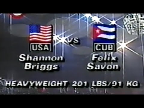 Félix Savón (CUB) vs. Shannon Briggs (USA) Pan American Games 1991 Final (91kg)