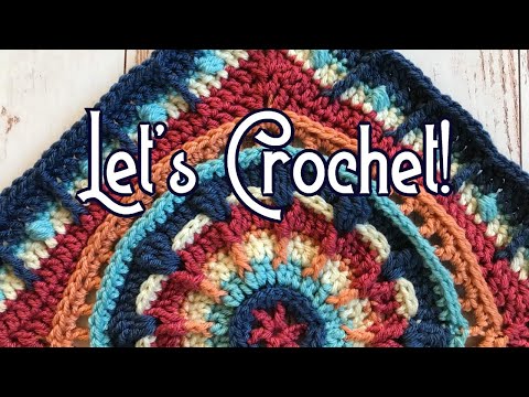 Annie's Kit Club Moroccan Tile Afghan Month 1 Complete Review! Beautiful Floating Lanterns Design!