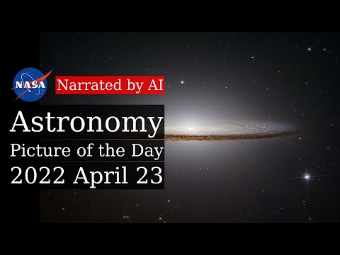 APOD: 2022-04-23 - Messier 104 (Narrated by Emma)