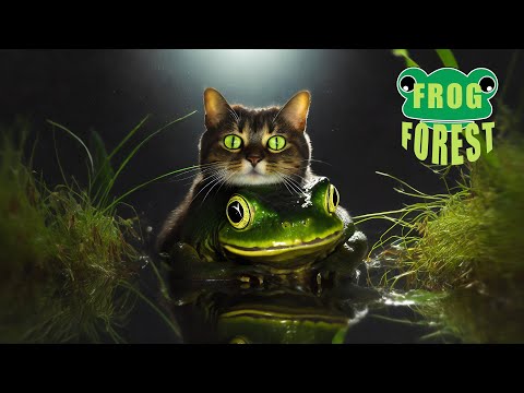 Frog Forest | Comforting Music for Cats