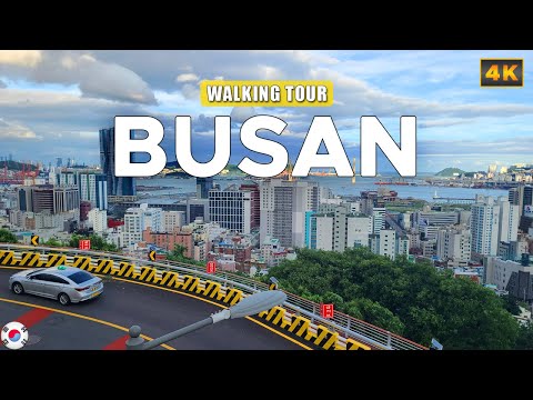 [4K] Viagem a Busan | Passeio pelo beco Super Yeongju-dong, um lugar escondido com vista para o mar em frente a Busan | Viagem virtual à Coreia do Sul