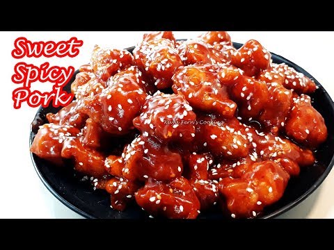 THE BEST SWEET AND SPICY CRISPY FRIED PORK RECIPE | BETTER THAN TAKE OUT | SUPER YUMMY!!!