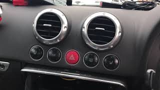 Audi TT hazard switch removal and replacement