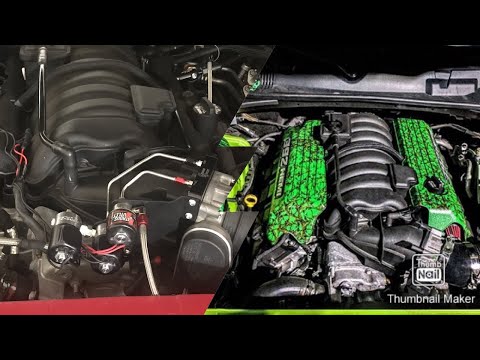 392 Hemi 5AT on 100 shot vs 392 hemi 8AT stock