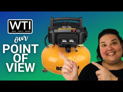 BOSTITCH Pancake Air Compressor - WTI product video review