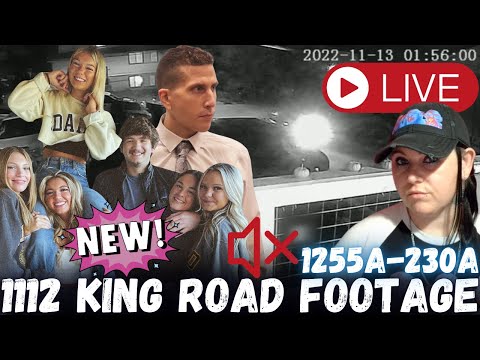 🚨BREAKING! Idaho Student Murders/Kohberger SILENT MOVIE! | 1112 King Rd Camera Footage 1255a-230a