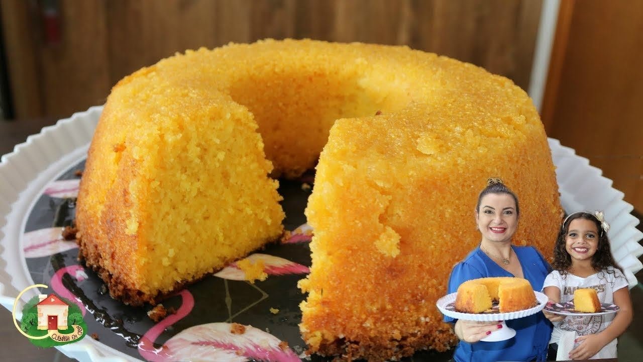 BOLO DE MILHO FÁCIL E RÁPIDO DE LIQUITIFICADOR