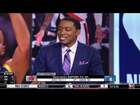 NBA GameTime Crew reacts to Philadelphia 76ers defeat Toronto Raptors 112-101 | NBA Playoffs 2019