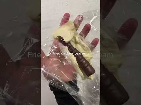 $100? Nope! HOW TO MAKE FRIED CHICKEN ICE CREAM AT HOME