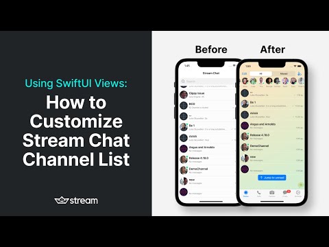 Using SwiftUI Views: How to Customize Stream Chat Channel List thumbnail