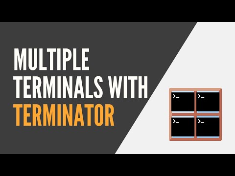 Linux - Use Multiple Terminals With Terminator