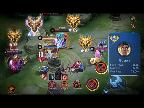 Pro Gusion Jungle Rotation When It's a Hard Game