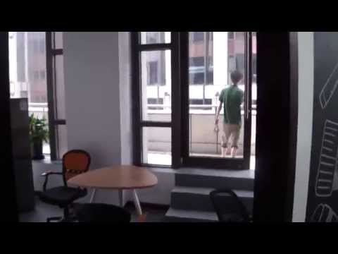 Na`Vi Dota 2 in SCNTV office during their Chinese bootcamp