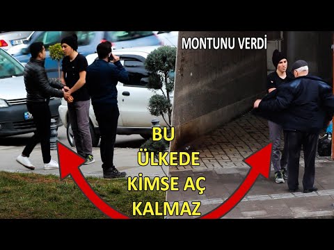 Karnım Çok Aç, Üşüyorum. Bana Yemek Alır Mısınız ? -Sosyal Deney-