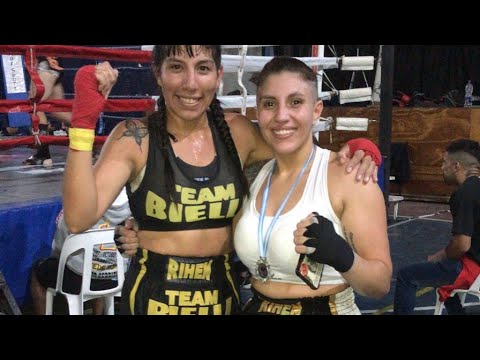 Pelea semi / kick boxing / femenino/ Belén blanco /
