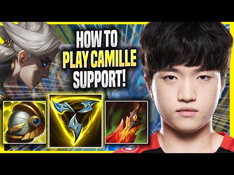 LEARN HOW TO PLAY CAMILLE SUPPORT LIKE A PRO! - T1 Keria Plays Camille SUPPORT vs Karma!