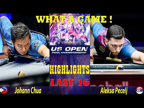 LAST 16 | Johann Chua vs Aleksa Pecelj | 2025 US OPEN POOL CHAMPIONSHIP