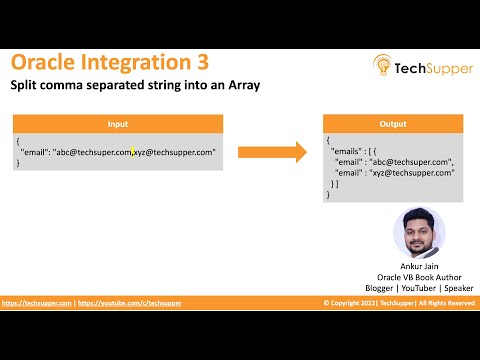 Split Comma Separated String Into An Array Oracle Integration