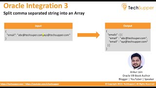 Split comma separated string into an Array | Oracle Integration