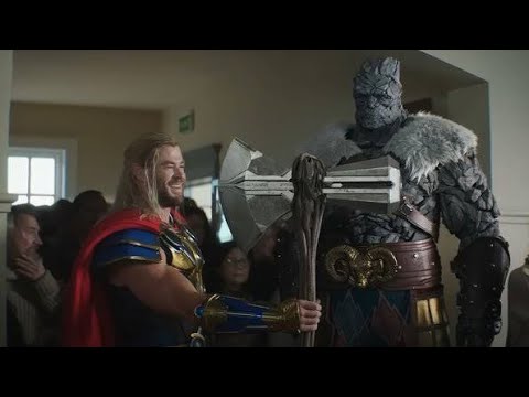 Thor, Mjolnir & Stormbreaker funny scenes in Thor: Love and Thunder