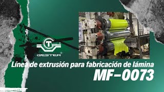 塑料回收机 L&iacute;nea de extrusi&oacute;n para fabricaci&oacute;n de l&aacute;mina PS, PC, ABS, PP | 图像 4 - Machineryline