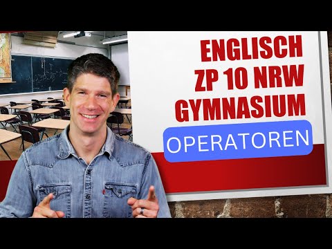 English ZP10 "Operators" - official guidelines - Central examination, grade 10, GYM (NRW)