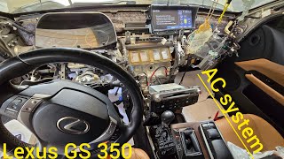 lexus GS 350 2012 Dashboard removal And Ac Evaporater System replacement