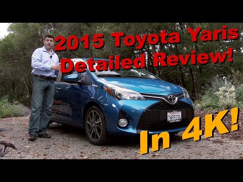 2015 Toyota Yaris 5 Door Detailed Review and Road Test in 4K!
