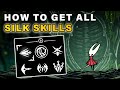 How To Get All Silk Skill Attacks Woven Achievement Hollow Knight Silksong