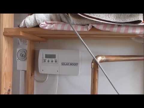 iboost domestic solar panels free water heating.