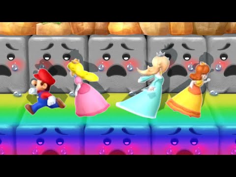 Mario Party 10 MiniGames - Mario Vs Rosalina Vs Peach Vs Daisy (Master Cpu)