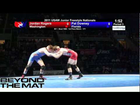 Junior Freestyle Final 171 - Pat Downey (FL) vs. Jordan Rogers (WA)