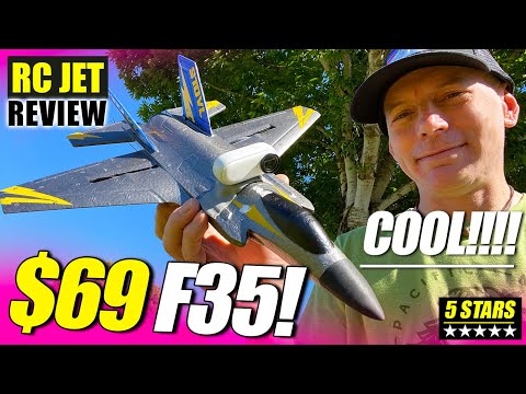 $69 RC JET thats fun to fly... KFPLANE KF605 F35 Fighter Jet RTF - REVIEW & FLIGHTS ✈️