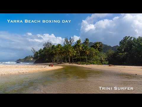 The beautiful Yarra beach in Trinidad and Tobago on boxing day 2022. Caribbean beauty at its best!