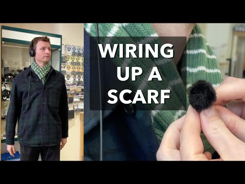WIRING UP: A Scarf - URSA Radio Mic Workshop, Paris