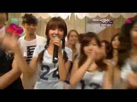 100625 SNSD & 2AM Interview @ KBS Music Bank