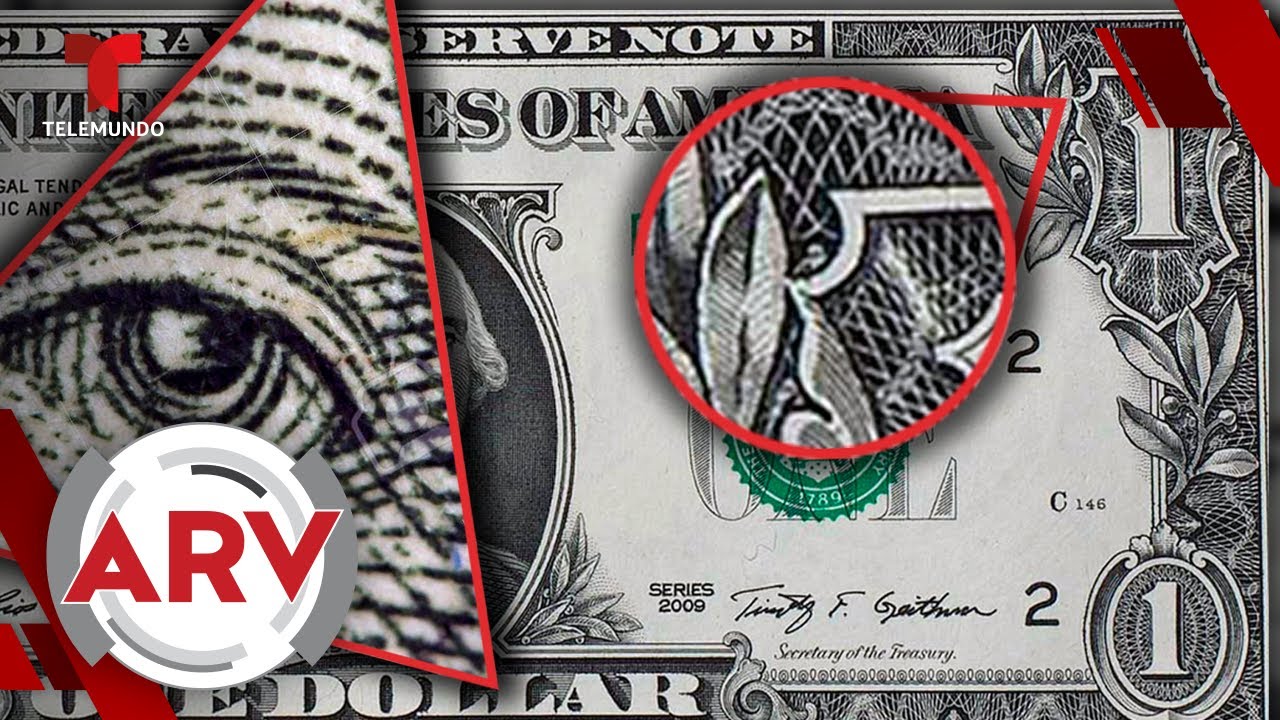 Símbolos ocultos del billete de 1 dólar y sus significados poco conocidos | Al Rojo Vivo | Telemundo