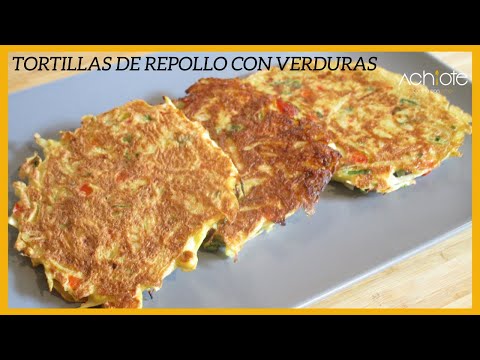 Tortilla De Repollo o Col Con Verduras