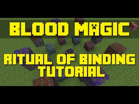 Minecraft Blood Magic - Ritual of Binding Tutorial