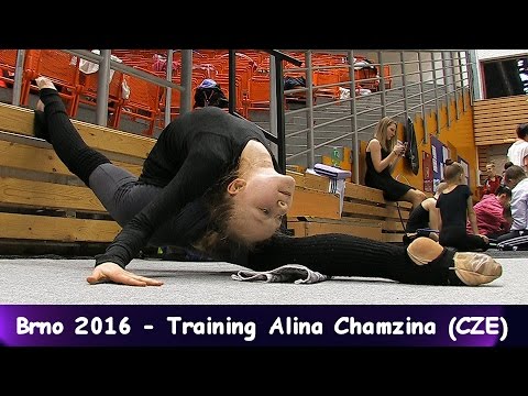 Alina Chamzina (CZE) Training Grand-Prix Brno 2016