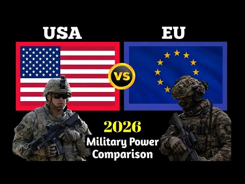 USA vs EU Military Power 2026 | European Union vs USA Military Power 2026 | USA vs Europe Military