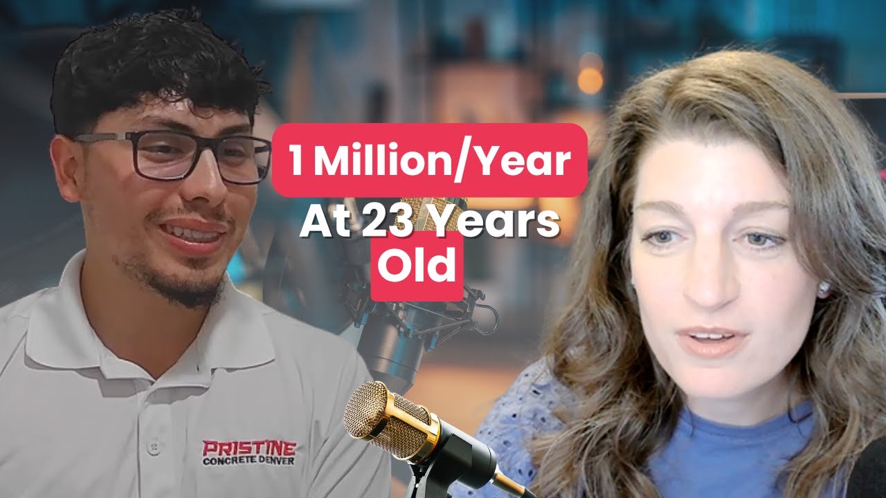 He built a $1M concrete business by 23. Here's the order he did it in