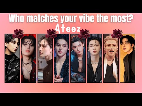 WHO MATCHES YOUR VIBE THE MOST IN ATEEZ 🖤🔥?|FUN QUIZ FOR ATINYS