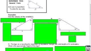 Unit 7 Day 4 Special Right Triangles