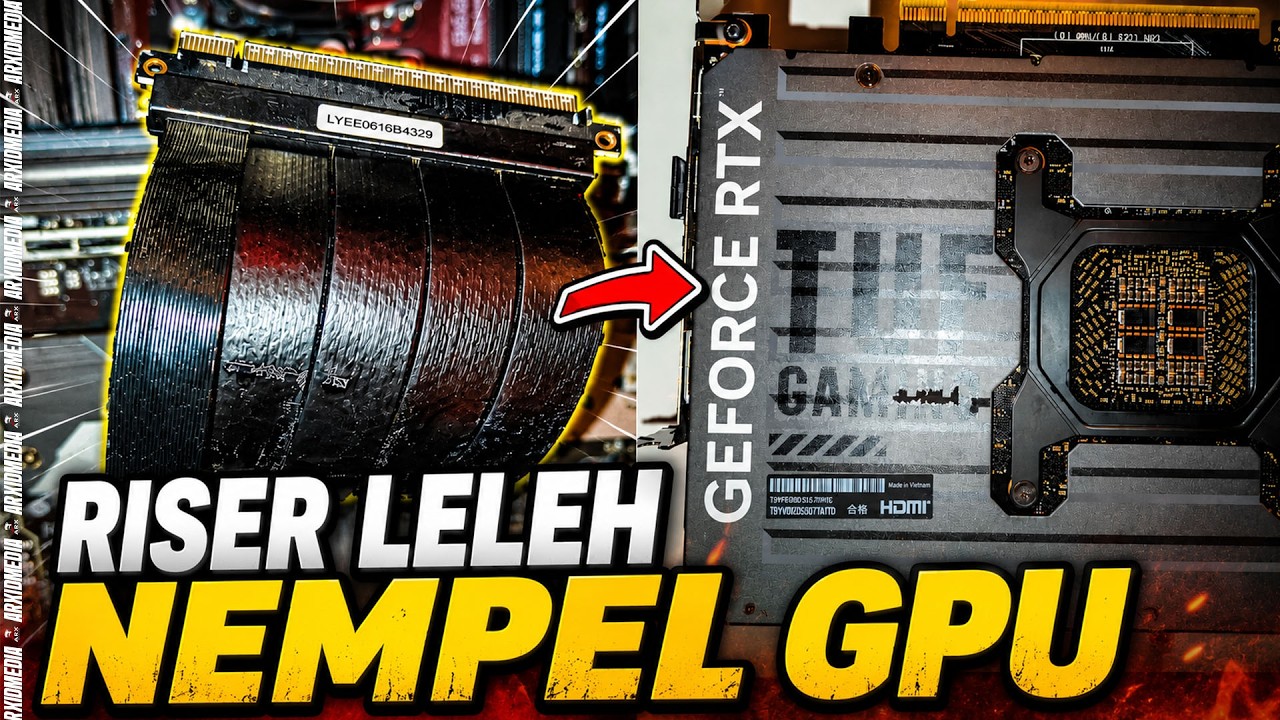 🔴 Live Stream #356 RTX 5090 Kembali Bermasalah? Backplate GPU Bikin Kabel PCIe Riser Leleh!