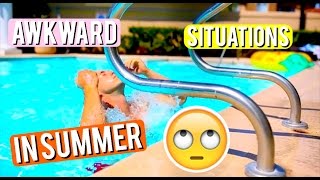 AWKWARD Situations In Summer!?!?&#39; |Genny Marie